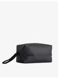 Stubble & Co logo-print waterproof woven wash bag - British product