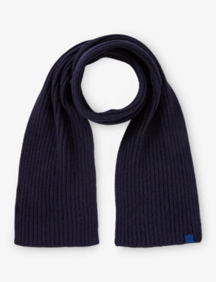 Benetton logo-patch wool blend scarf 3-4 years, imported from the UK