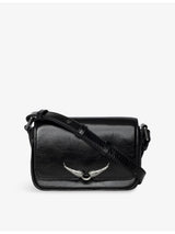 selfridges Zadig&Voltaire Le Zazi Vintage Patent-Leather Shoulder Bag- Buy online at McGrocer