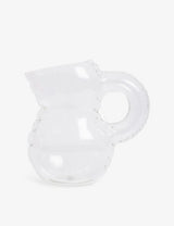 selfridges Home Studyo Emily Glass Jug, Blow Up Collection- Buy online at McGrocer