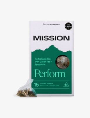 Mission Perform yerba mate green tea spearmint 30g - British product