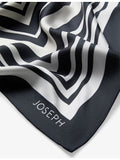 Joseph striped silk scarf 90cm x 90cm square, UK version