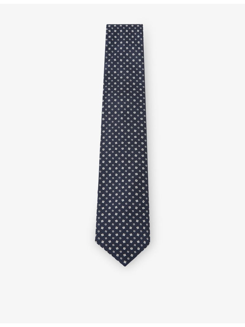 Reiss Dario micro-square silk-blend tie, UK version
