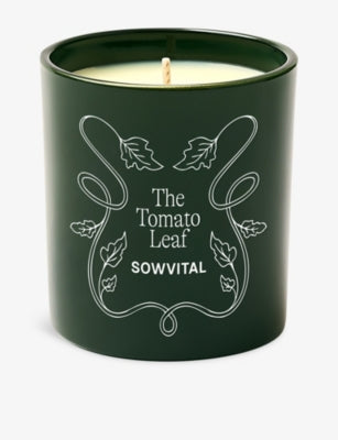 Sowvital tomato leaf scented candle 190g, imported from the UK