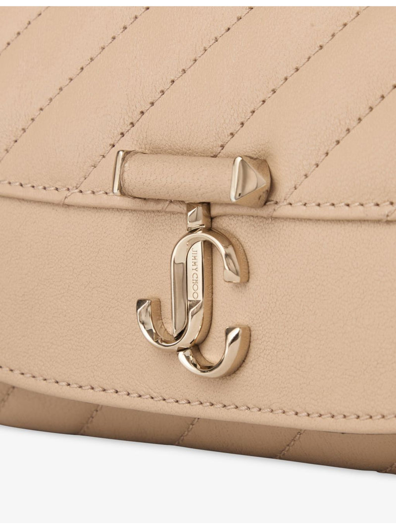Jimmy Choo Curve leather wallet-on-chain - British product
