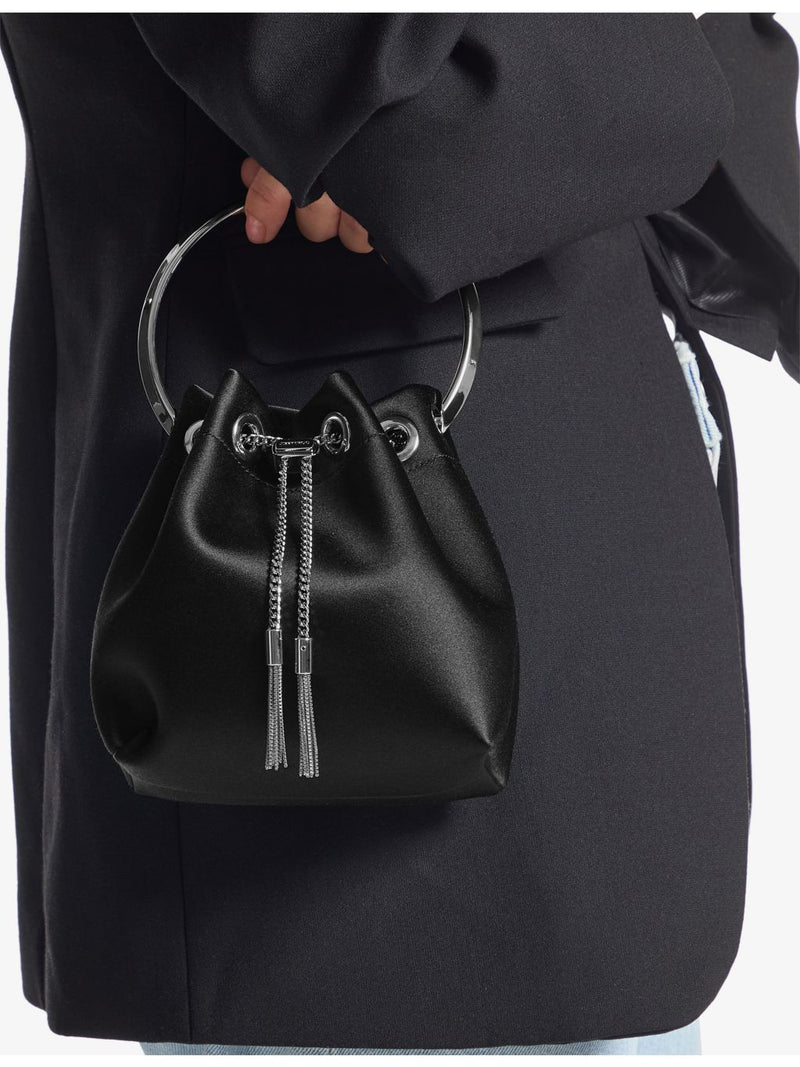 Jimmy Choo Bon Bon satin top-handle bag, UK version