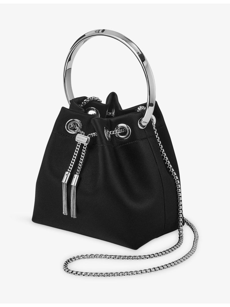 Jimmy Choo Bon Bon satin top-handle bag, UK version