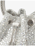 Jimmy Choo Bon Bon crystal-embellished satin handbag (British brand)
