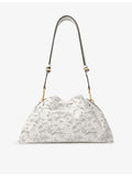 Jimmy Choo Cinch medium lace shoulder bag, floral pattern (British brand)