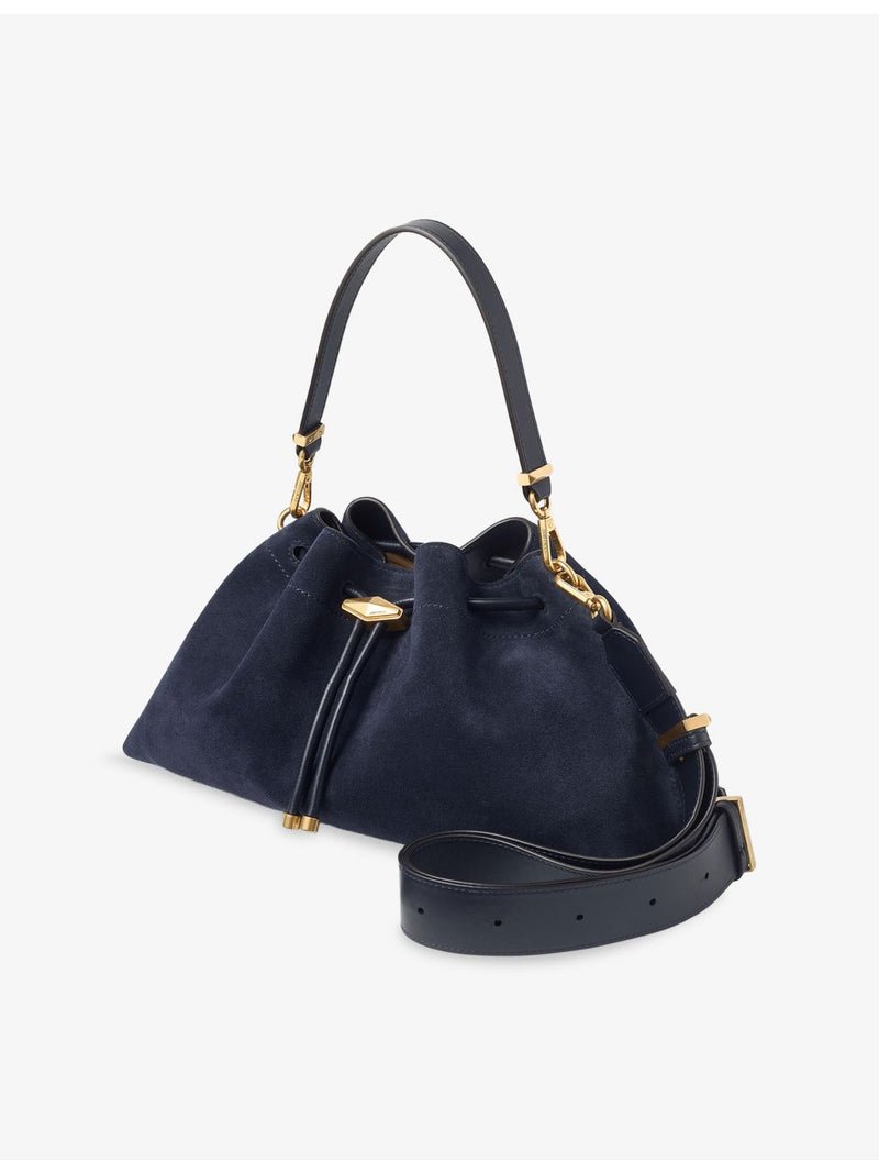 Jimmy Choo Cinch medium suede leather handbag, UK version