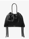 Jimmy Choo satin drawstring mini top handle shoulder bag, UK version