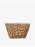 Jimmy Choo leopard-print pony hair-leather clutch bag (British brand)