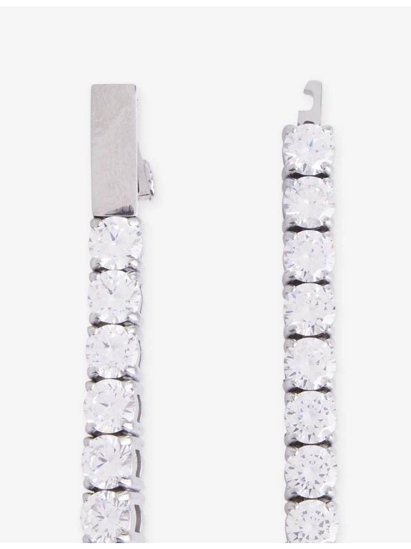 DARKAI tennis bracelet 18ct white gold plated pavé stones, UK version