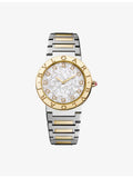 Bvlgari watch 33mm yellow gold stainless steel diamond, UK version