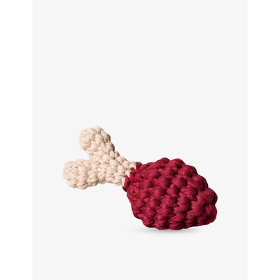 selfridges St. Pia Bistecca Drumstick Fabric Dog and Cat Toy- Buy online at McGrocer