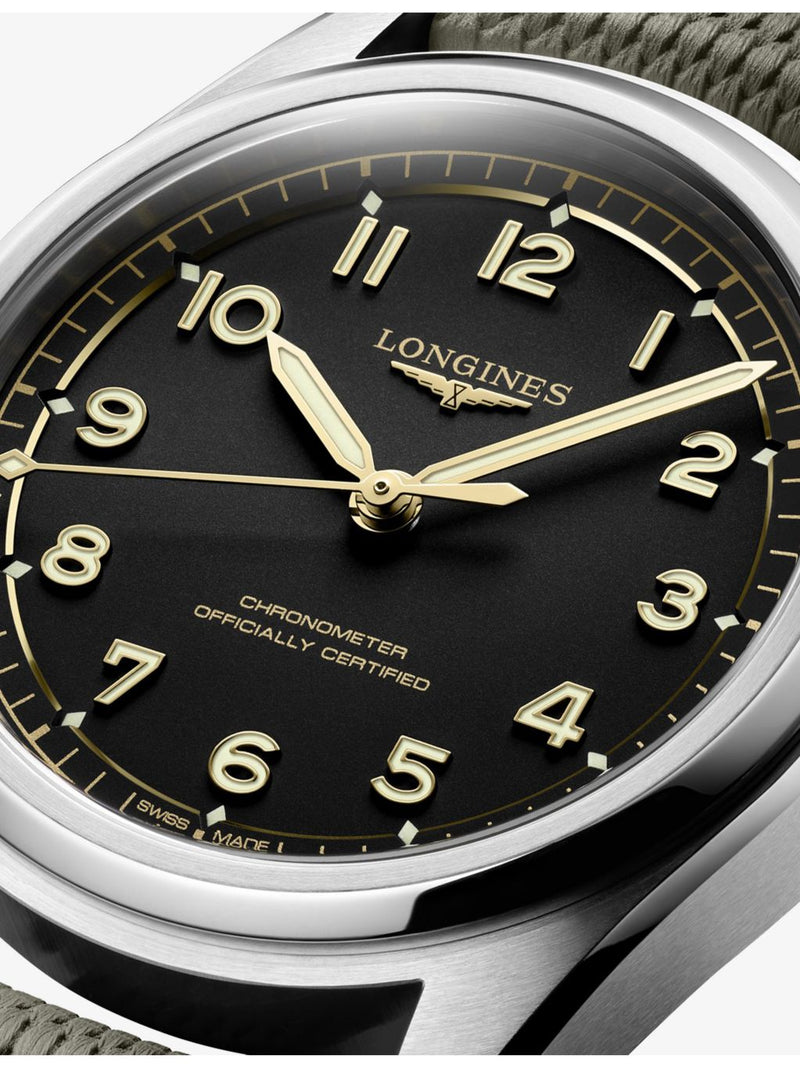 Longines Spirit Pilot stainless steel automatic watch 39mm - British product