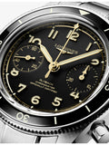 Longines Spirit Pilot Flyback 39.5mm stainless steel watch (British brand)