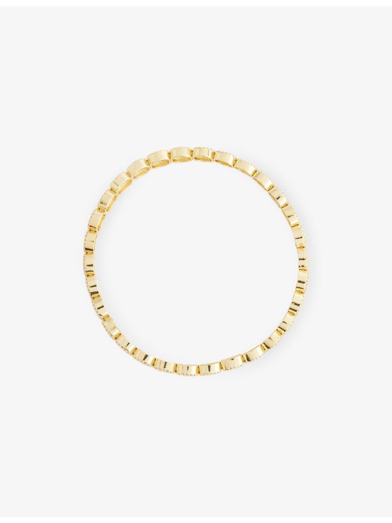 Lisa Gozlan Happy Face cubic zirconia bracelet 7in, imported from the UK