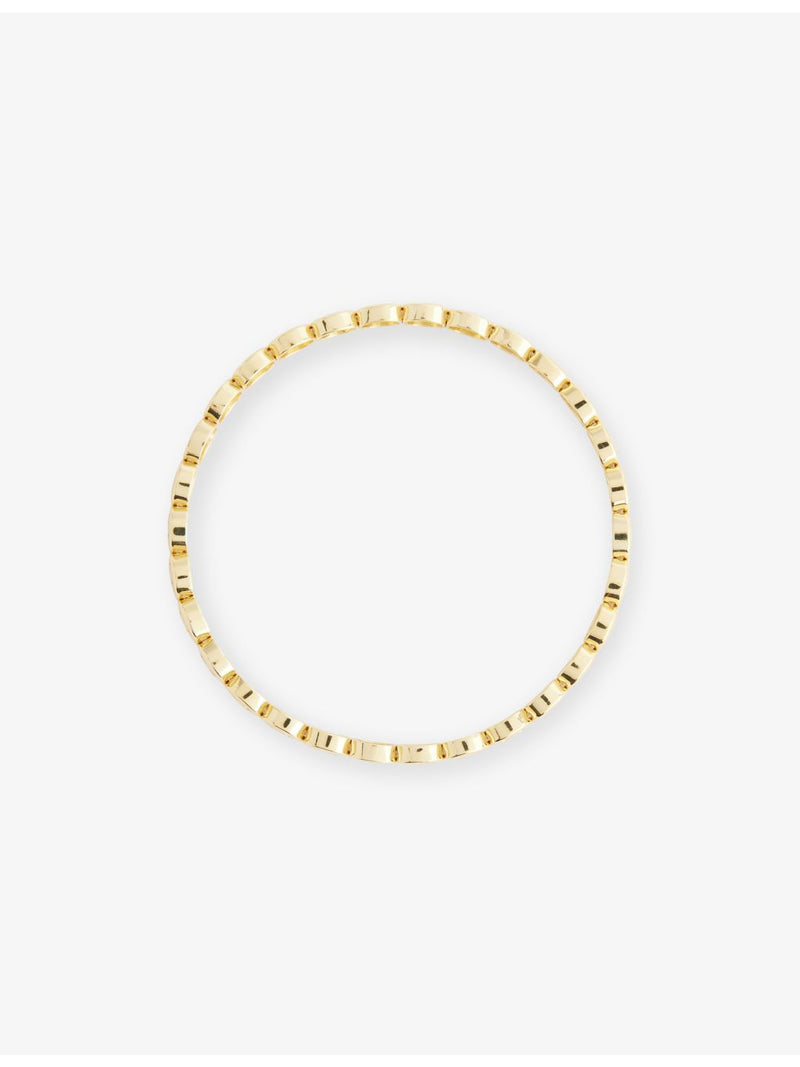 Lisa Gozlan happy face gold-plated brass bracelet, imported from the UK