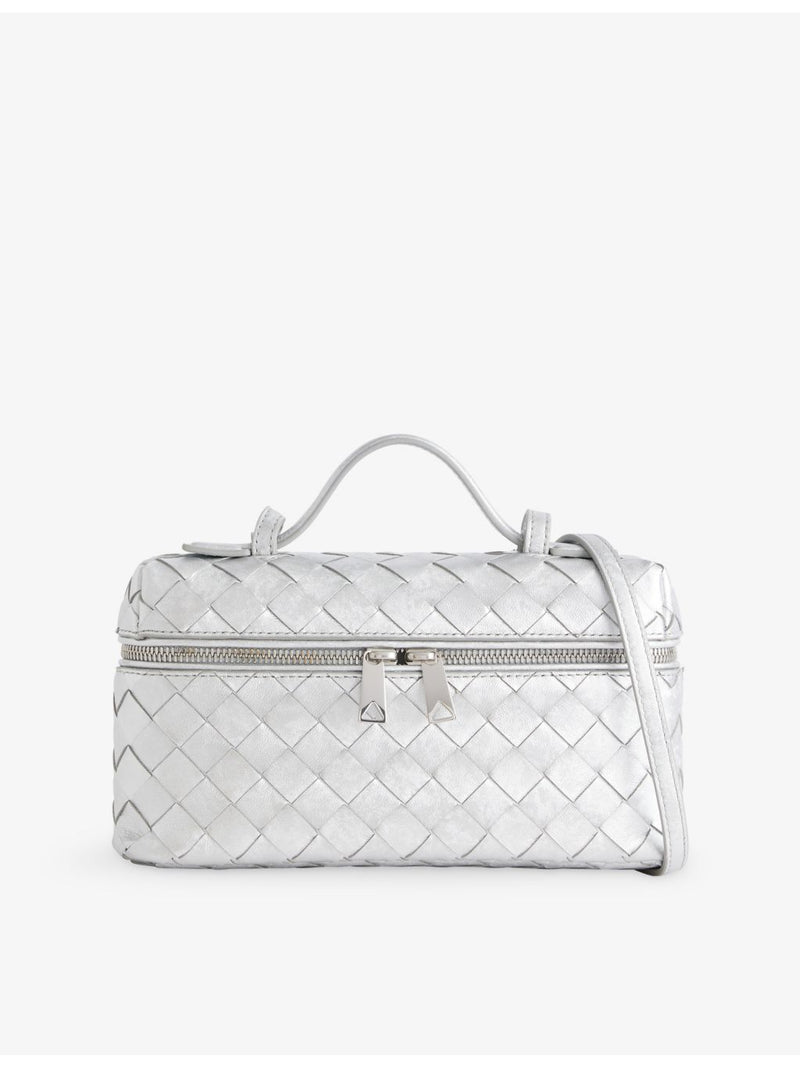 Bottega Veneta small lamb leather crossbody bag, imported from the UK