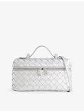 Bottega Veneta small lamb leather crossbody bag, imported from the UK