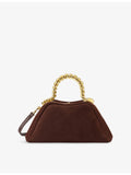 Bvlgari Serpentine Mini top handle bag in nubuck leather, UK version