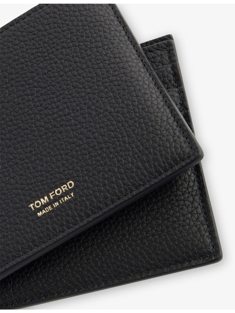 Tom Ford line billfold leather wallet with card slots, UK version