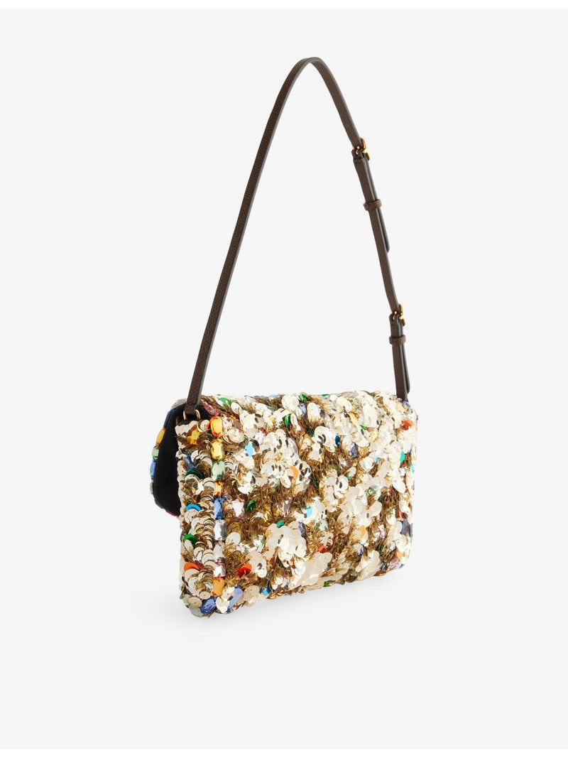 Valentino Garavani sequin-embellished shoulder bag - British product