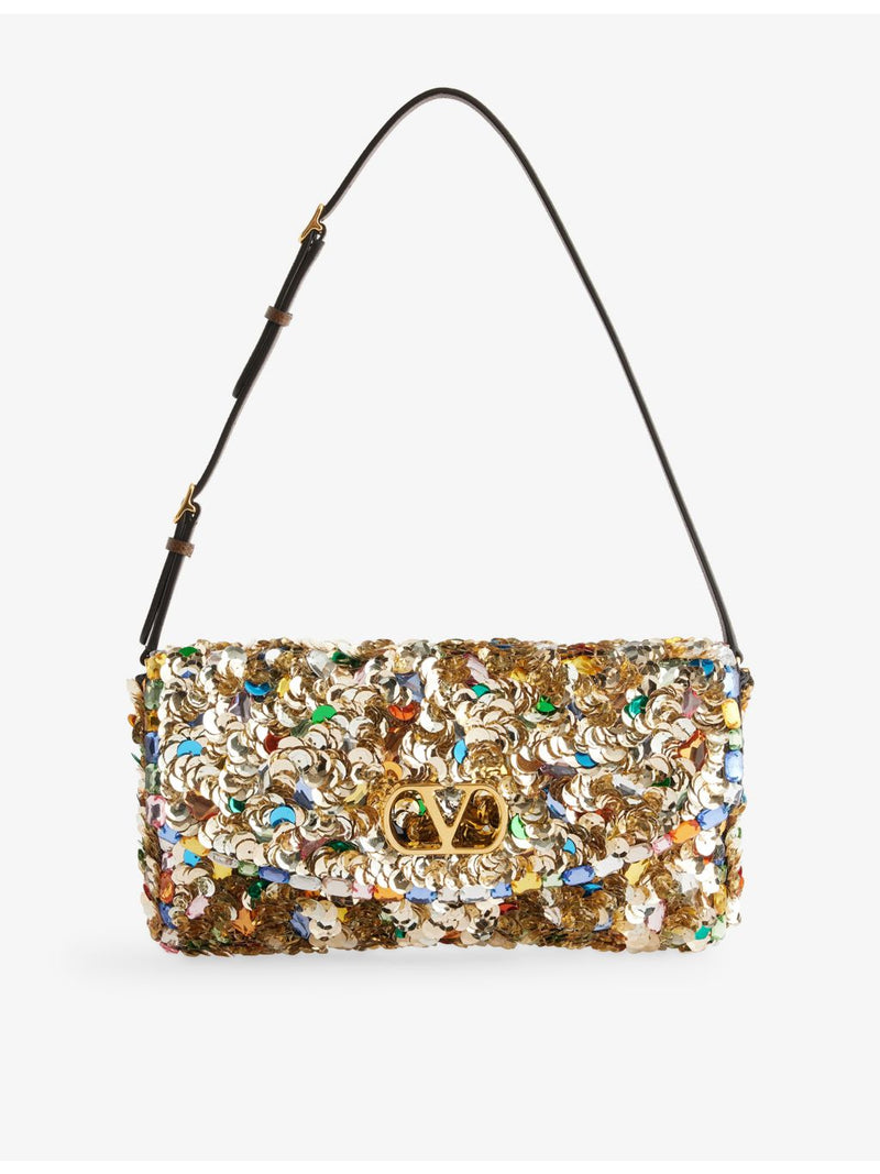 Valentino Garavani sequin-embellished shoulder bag - British product