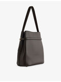 TOTEME leather bucket bag with gold clasp, imported from the UK