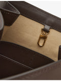 TOTEME leather bucket bag with gold clasp, imported from the UK