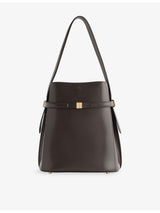 selfridges TOTEME Belted Leather Bucket Bag- Buy online at McGrocer