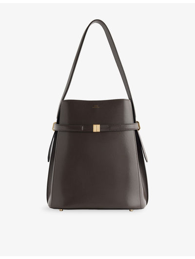 selfridges TOTEME Belted Leather Bucket Bag- Buy online at McGrocer
