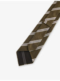 Dunhill striped wide-blade silk tie for men, UK version