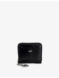 Zadig&Voltaire Sunny Mini vintage-effect leather wallet, UK version