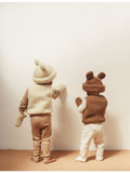BINIBAMBA Teddy Time merino-wool baby gift set 0-12 months (British brand)