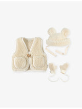 selfridges BINIBAMBA Teddy Time Merino-Wool Gift Set 0-12 Months- Buy online at McGrocer