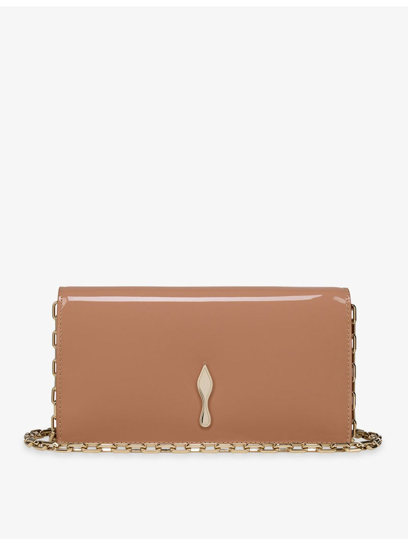 Christian Louboutin Bettina patent-leather clutch bag, UK version