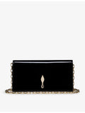 Christian Louboutin Bettina patent leather clutch bag (British brand)