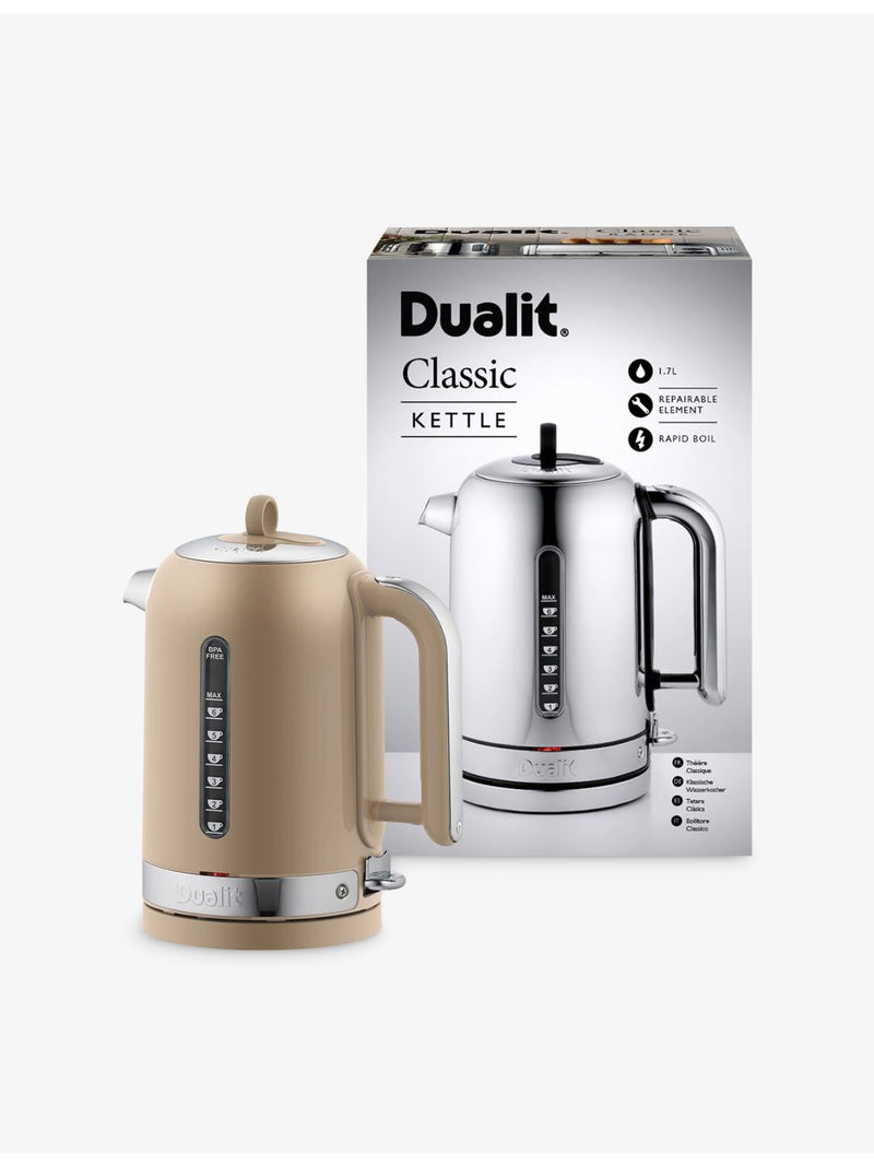 Dualit Classic 1.7L kettle, imported from the UK
