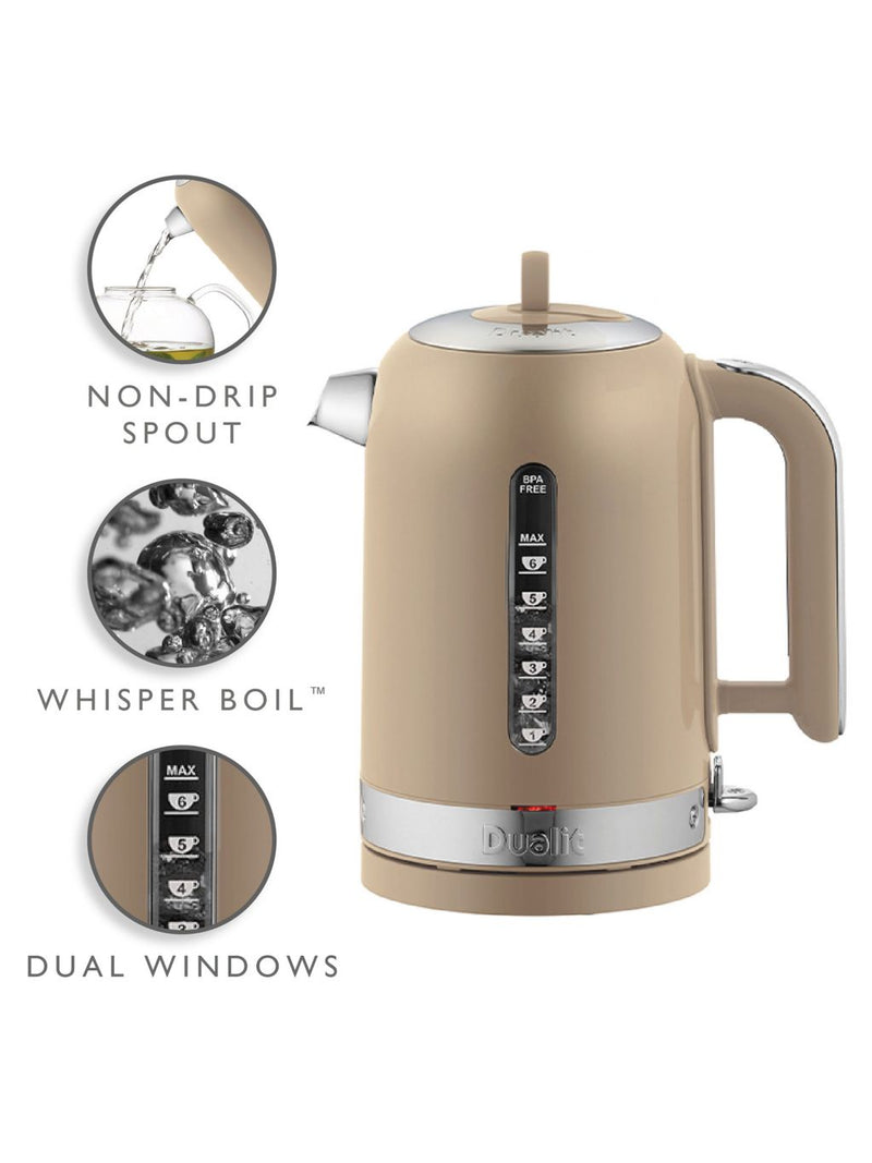 Dualit Classic 1.7L kettle, imported from the UK