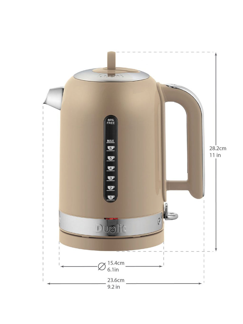 Dualit Classic 1.7L kettle, imported from the UK