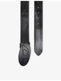Diesel B-1DR 2.0 leather belt with buckle - British product