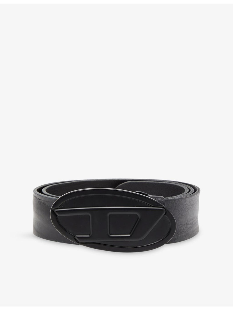 Diesel B-1DR 2.0 leather belt with buckle - British product