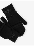 Diesel half-finger wool and cotton blend gloves, UK version