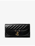 Jimmy Choo Curve Quilted Leather Wallet-On-Chain, UK version