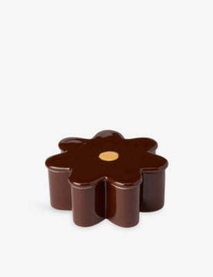 Conran Shop stoneware trinket box flower design, imported from the UK
