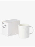 The Conran Shop sketch criss cross embossed porcelain mug, UK version