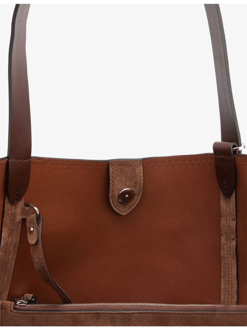 Max Mara Archetipo leather shoulder bag, trapezoid shape - British product