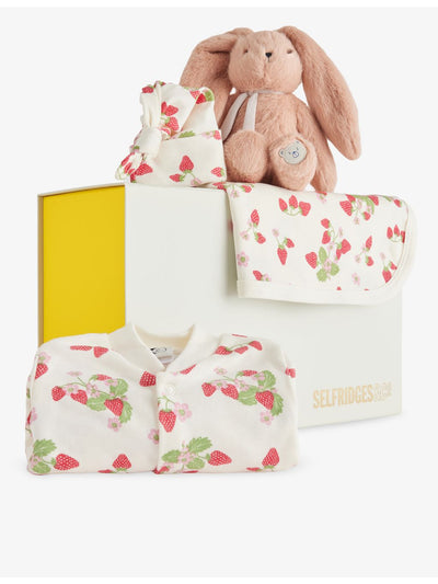 selfridges Selfridges Selection Little Strawberry Small Baby Hamper (4 Items)- Buy online at McGrocer